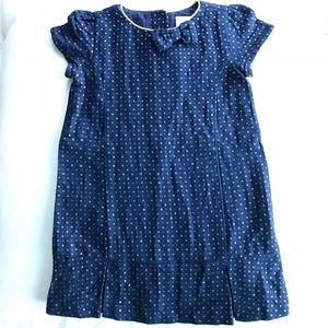 Gymboree Toddler Girl Dress Navy Gold